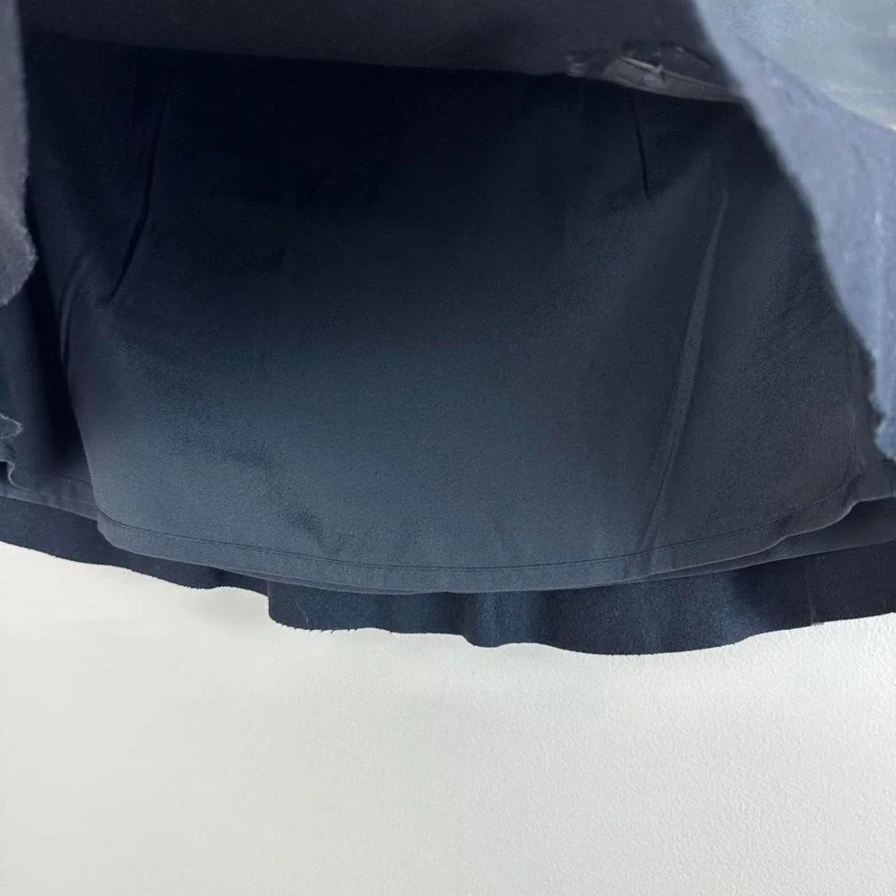 Madewell Wool‎ Leather Blend Boho Mini Skirt size 2